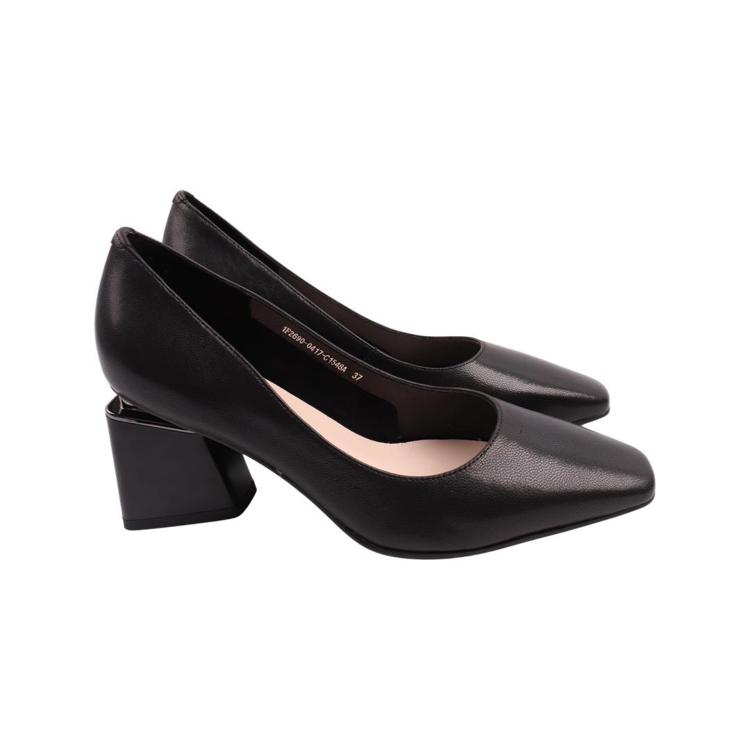 Туфли женские Molka из кожи р. 40 Черный (210-22DT)