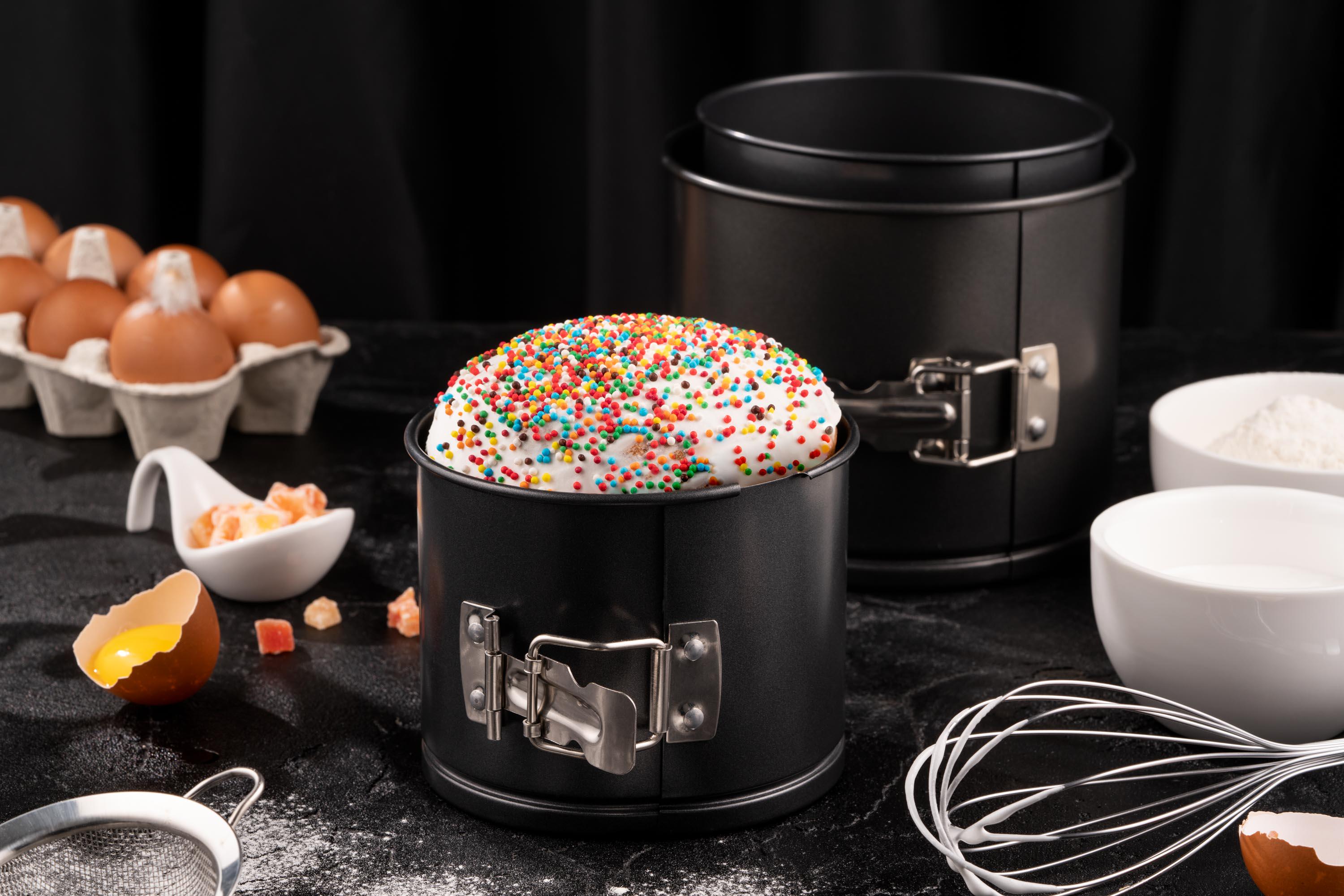 Форма для випічки Ardesto Gemini AR2507G кругла роз'ємна антипригарне покриття 16x13 см (586272) - фото 4 Форма для випічки Ardesto Gemini AR2507G кругла роз'ємна антипригарне покриття 16x13 см (586272) - фото 4