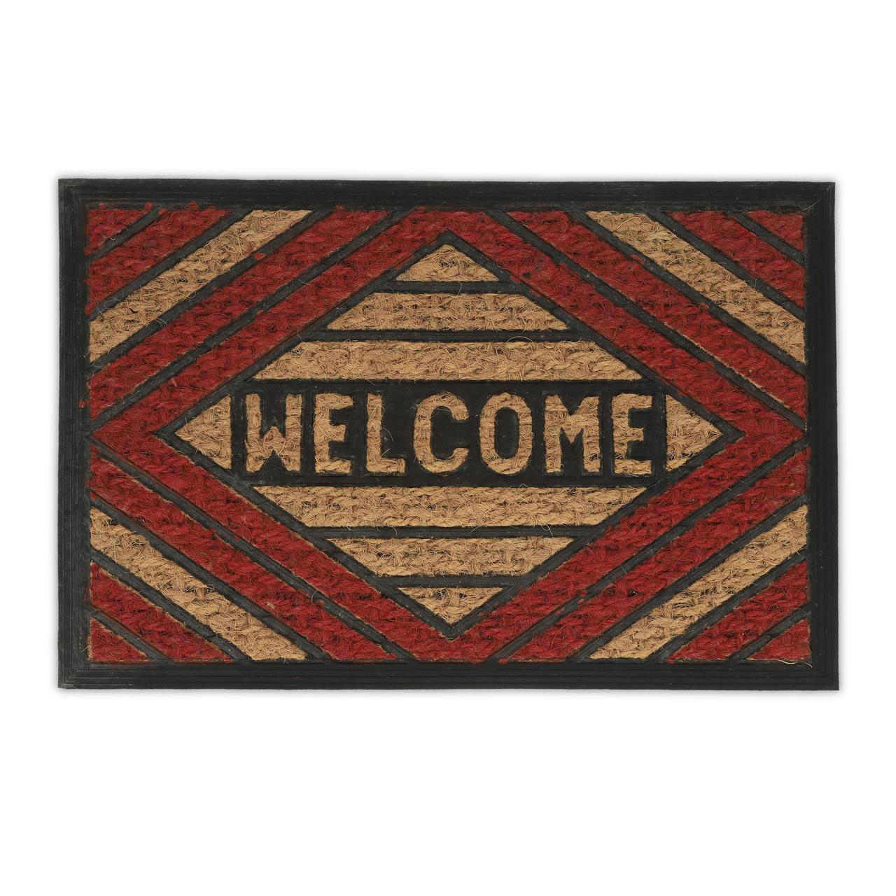 Коврик Relaxdays Welcome из кокосового волокна 60x40 см (10039061)