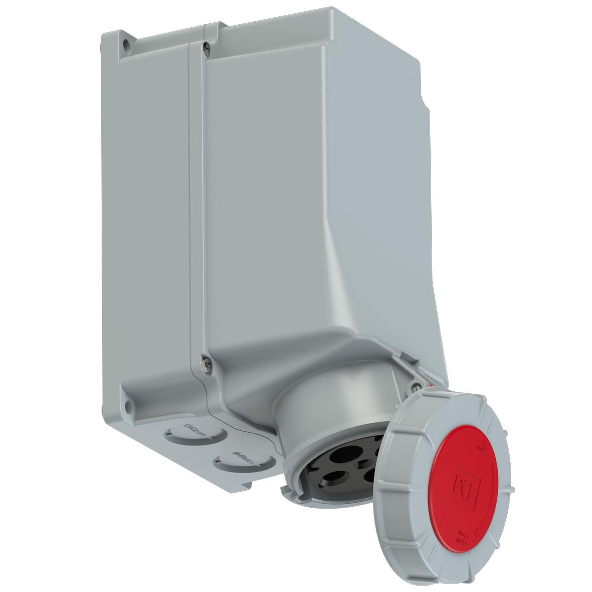 Силова розетка настінна PCE 3P+E IP67 125A 400V (144-6)