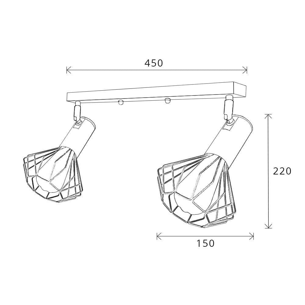 Спот MSK ELECTRIC Diadem под две лампы Е27 Белый (NL 22151-2W) - фото 4 Спот MSK ELECTRIC Diadem под две лампы Е27 Белый (NL 22151-2W) - фото 4