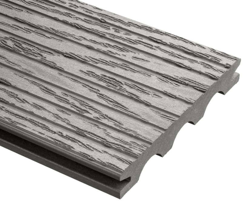 Дошка терасна Holzdorf Імпрес ДПК 140х20х2400 мм Графіт