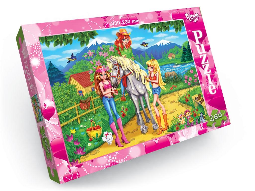 Пазлы детские Гламурные красотки 330х230 мм 260 эл. Пазлы детские Гламурные красотки 330х230 мм 260 эл.