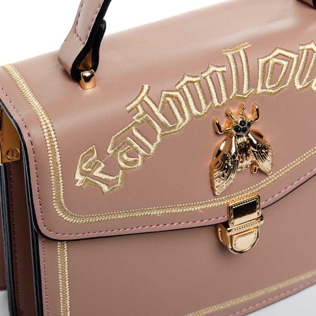 Женская сумочка-клатч Fashion 6983 Пудровый - фото 3