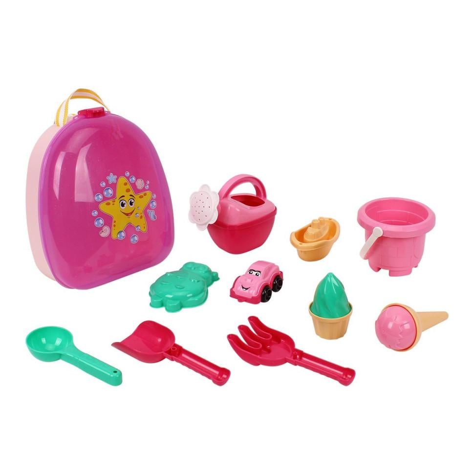 Набір для гри в пісочниці 0310TXK рюкзачок 13 елементів (RLT51785) Набір для гри в пісочниці 0310TXK рюкзачок 13 елементів (RLT51785)