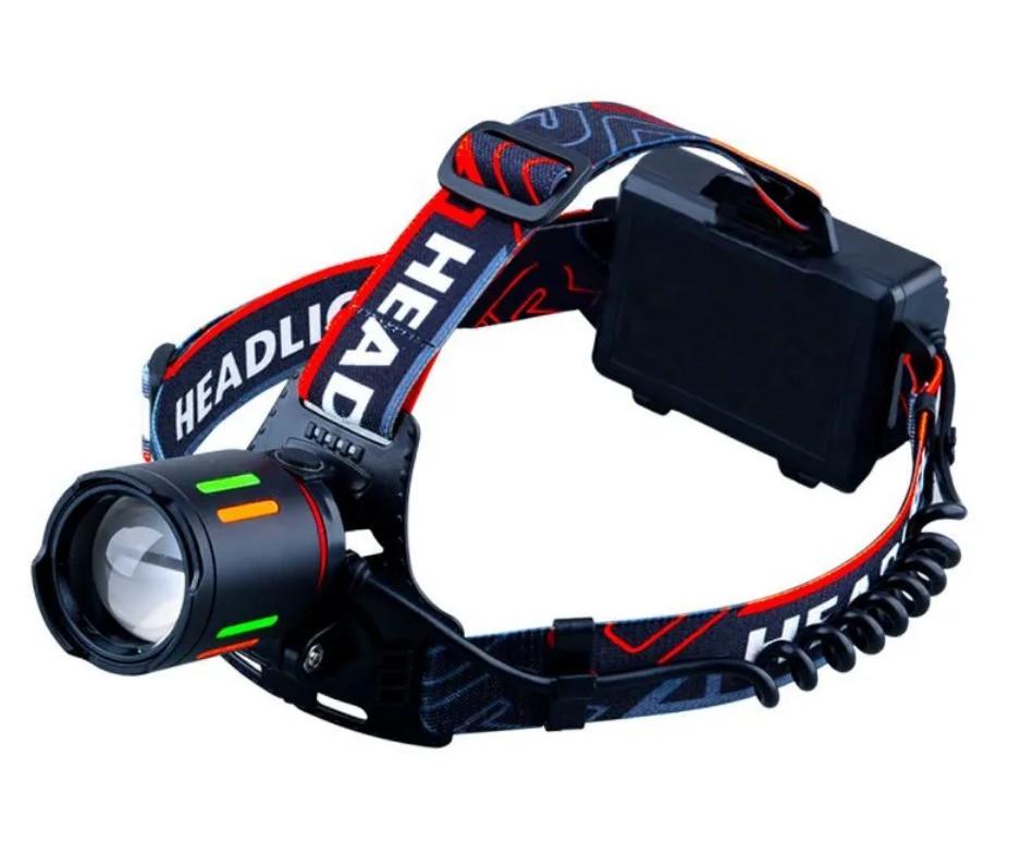 Фонарь налобный на аккумуляторе PL-176 (t9800)