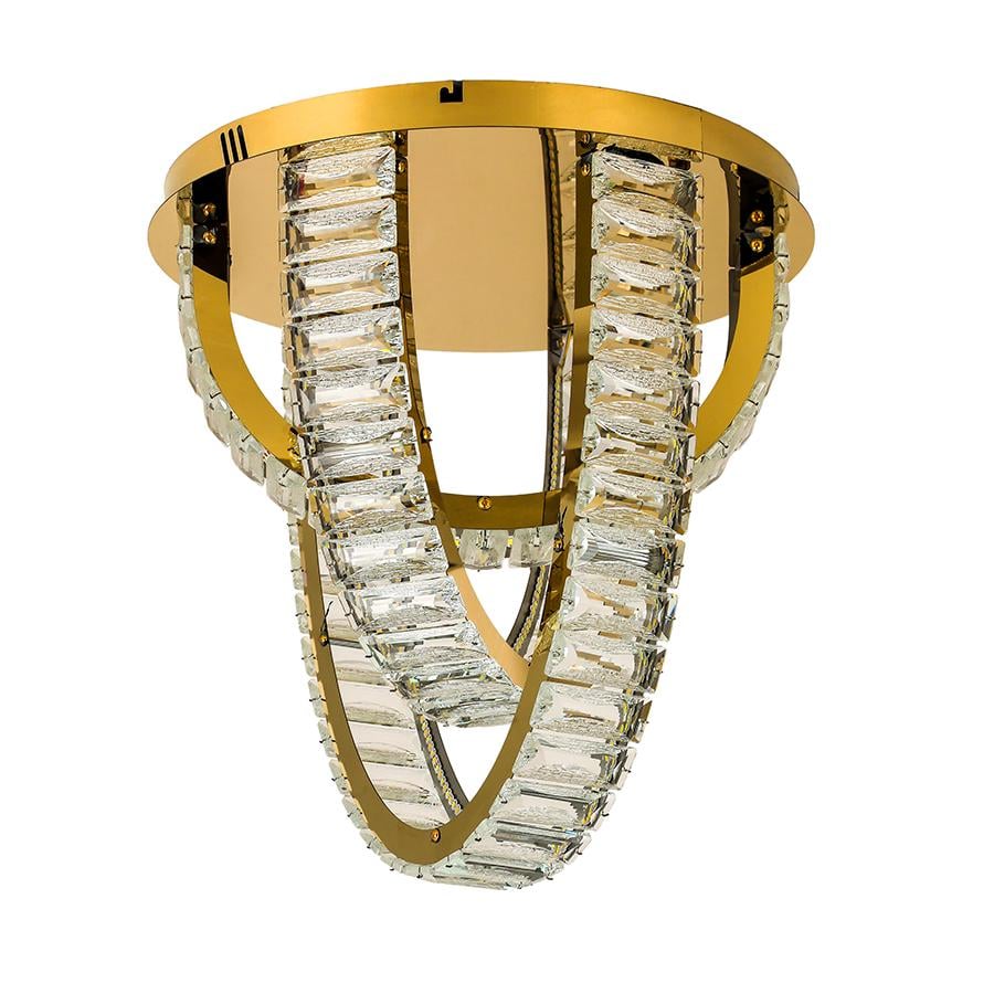 Люстра потолочная хрустальная Levistella 790L1052 400 светодиодная Темное золото