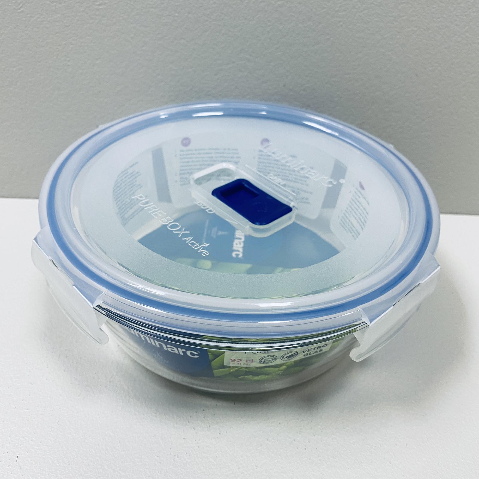 Контейнер круглий Luminarc Pure Box Active P3555 скляний 920 мл (66b1c58b252e696bca046e7e) - фото 7