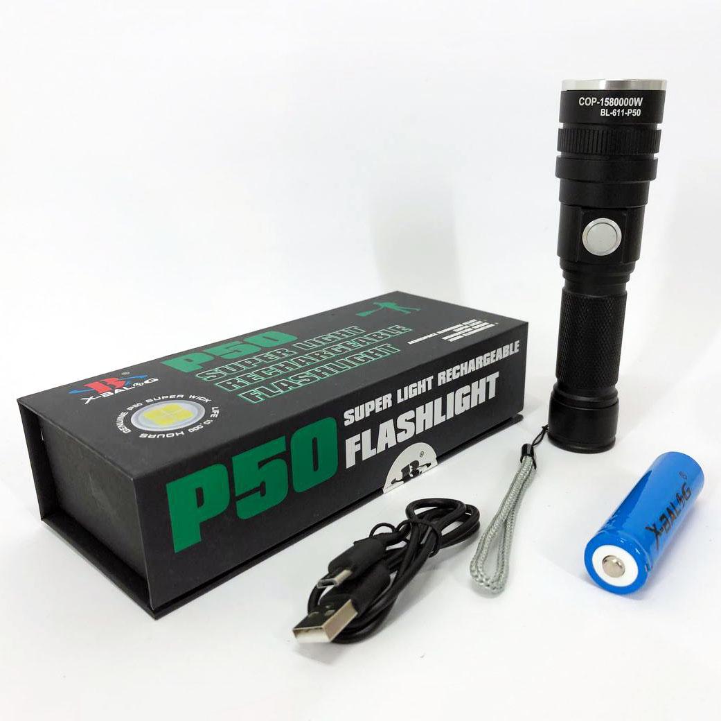 Фонарь аккумуляторный Bailong (BL 611-P50) - фото 8 Фонарь аккумуляторный Bailong (BL 611-P50) - фото 8