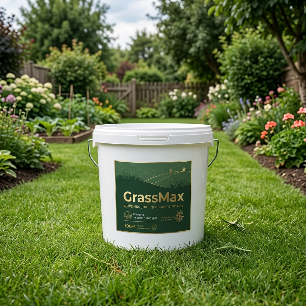 Удобрение для газона комплексное GrassNature GrassMax густой зеленый газон 10 кг (38470539)