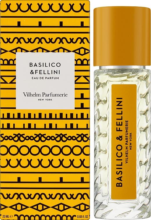 Парфюмированная вода унисекс Vilhelm Parfumerie Basilico & Fellini 20 мл (6021)