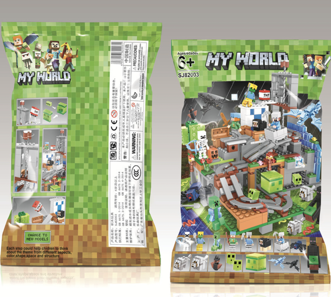 Конструктор My World Печера 587 деталей (SJ82003) - фото 5