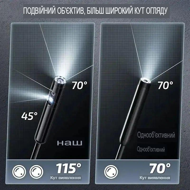 Камера эндоскопическая Inskam 3в1 с 2 линзами для iPhone/iPad/iOS/Android 8 мм жесткий 3 м - фото 8 Камера эндоскопическая Inskam 3в1 с 2 линзами для iPhone/iPad/iOS/Android 8 мм жесткий 3 м - фото 8