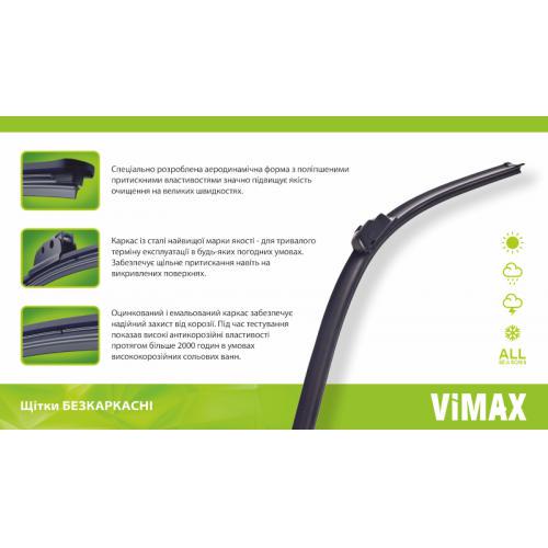 Щетка стеклоочистителя бескаркасная VIMAX 15" 380 мм - фото 6