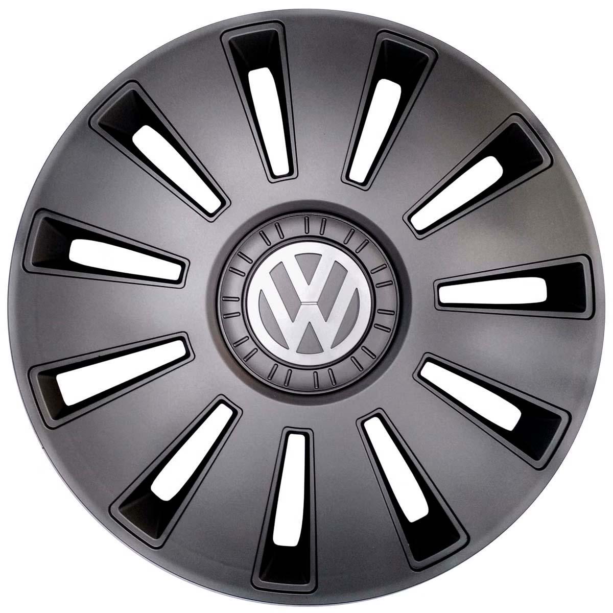 Ковпаки автомобільні Кенгуру Rex Volkswagen R14 4 шт. Графітовий