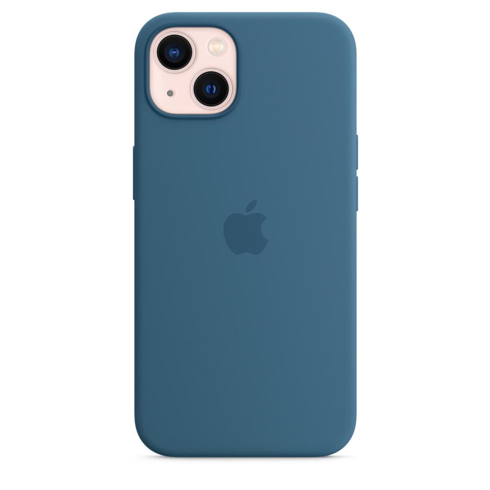 Силіконовий чохол-накладка Apple Silicone Case with MagSafe for iPhone 13, Blue Jay (HC) - фото 4