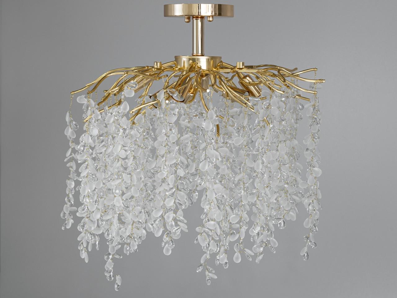 Люстра кришталева A603-600GD-LS Гліцинія в спальню на 7 ламп Золотий (2135321323) Люстра кришталева A603-600GD-LS Гліцинія в спальню на 7 ламп Золотий (2135321323)