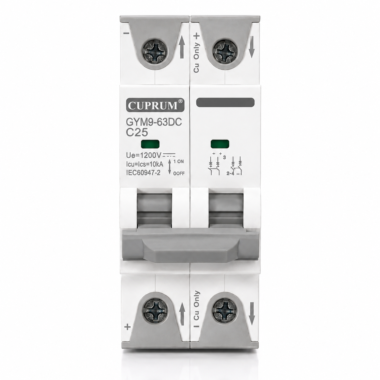 Автомат DC1200V 25A 2п GYM9-63 10 Ка (37696694)