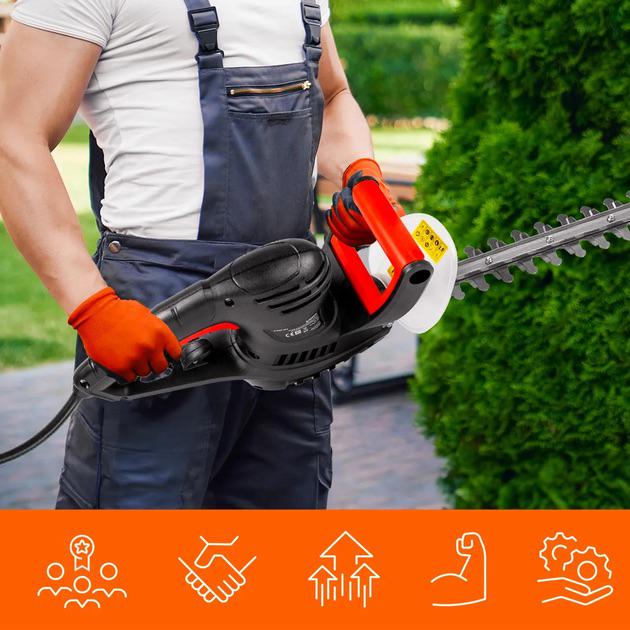 Тример для стрижки кущів Maltec MasterHedge-450W 1500 Вт 500 мм - фото 9