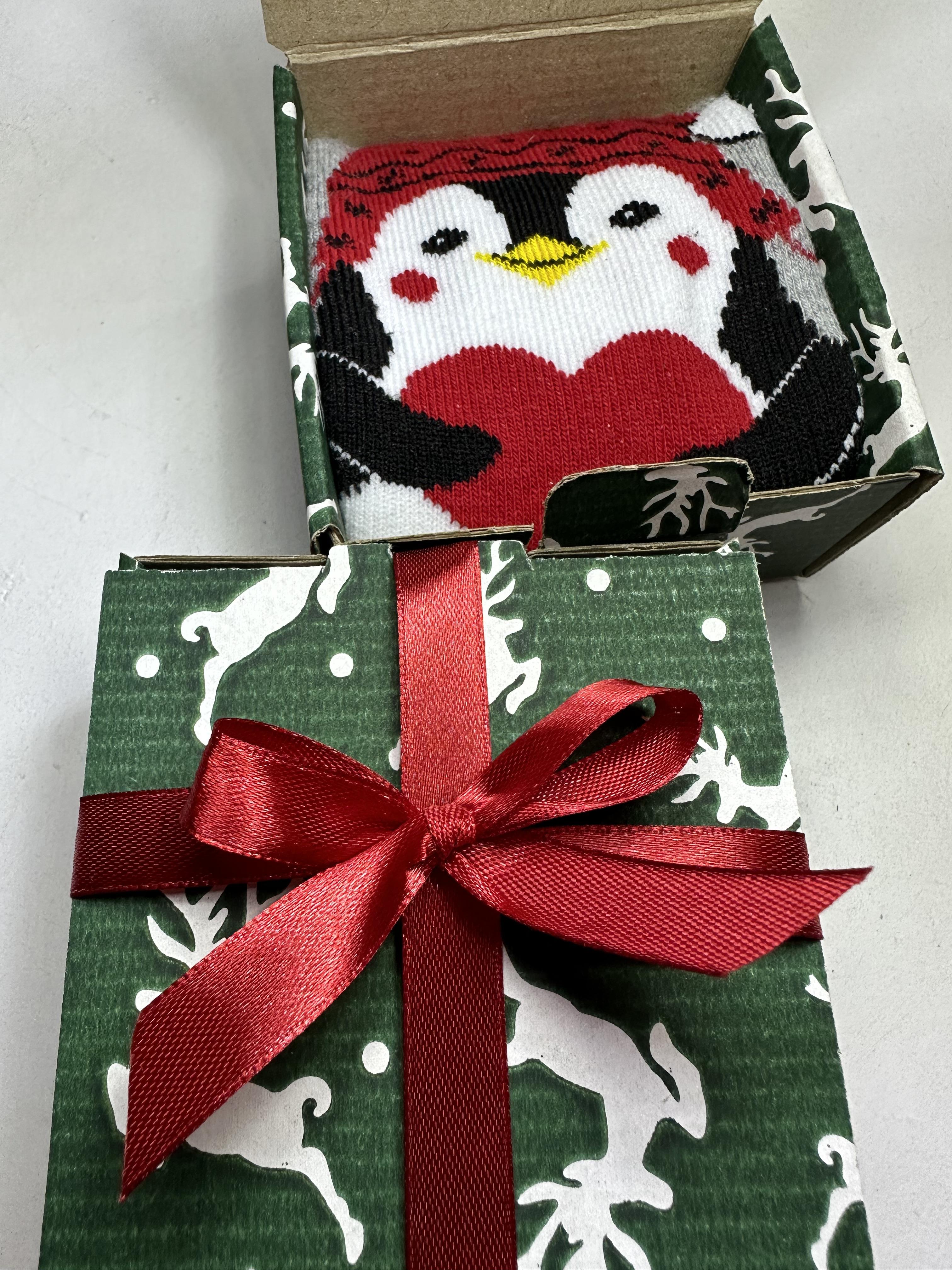 Подарунковий бокс з новорічними шкарпетками (13479848) - фото 7