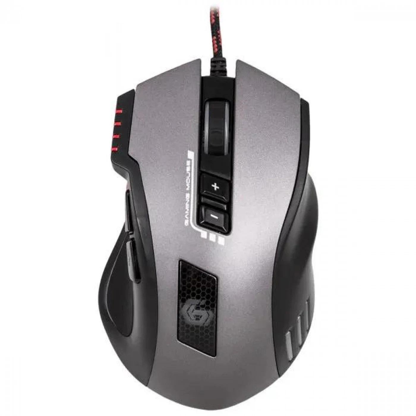 Компьютерная мышка игровая Gembird MUSG-004 Black/Grey (MUSG-004)