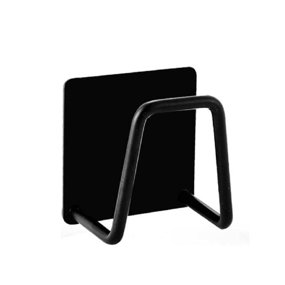 Держатель настенный для губки 4.5х4,5 см (WW02881-BK)