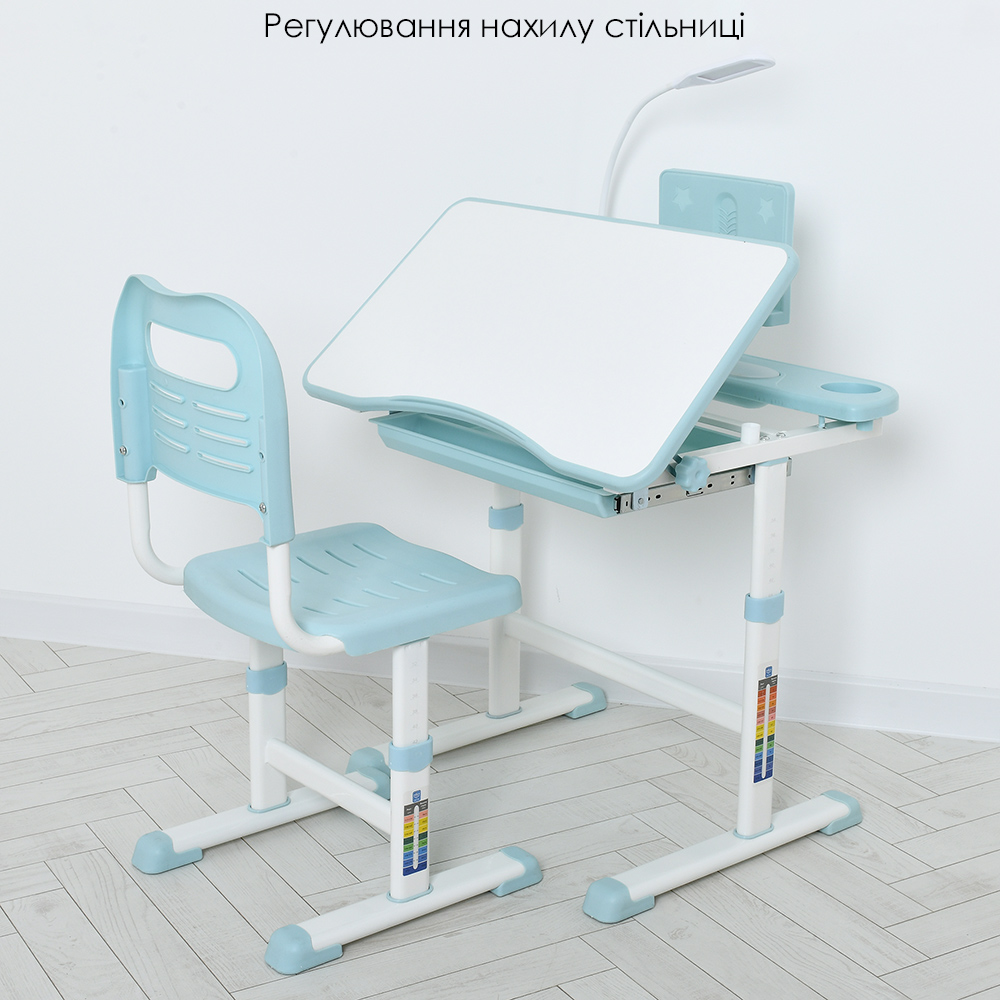 Парта регулируемая со стулом M 4428-12 - фото 4 Парта регулируемая со стулом M 4428-12 - фото 4