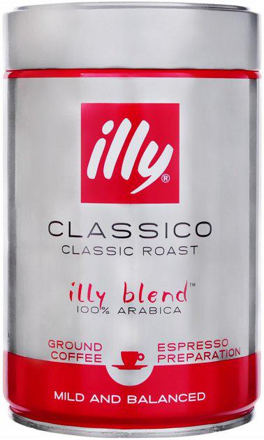 Кофе молотый illy Classico 100% Arabica 250 г