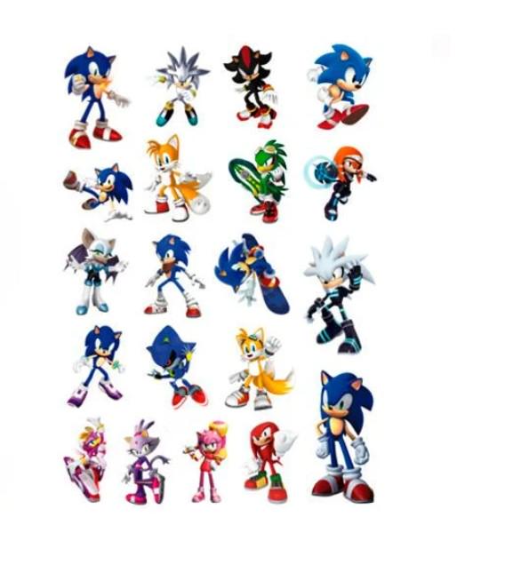 Татуювання світяться в темноті Sonic Heroes Tattoo Set (3687-3)
