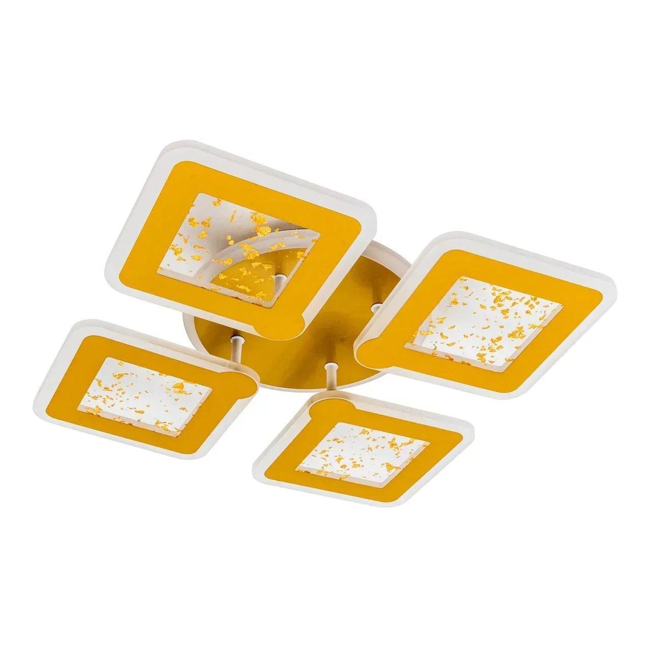 LED-люстра потолочная Valeso V-K39977-4+1 GD с пультом 144W (28687054)