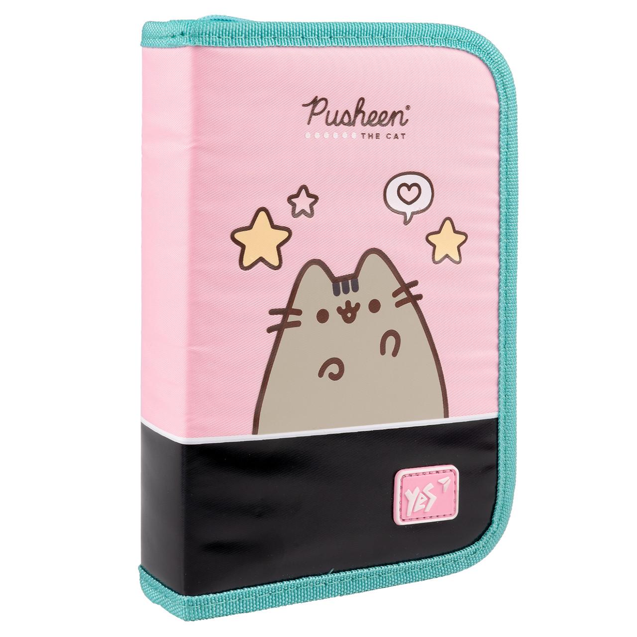 Пенал-книжка твердий YES Pusheen HP-04 одинарний з двома клапанами (533617) - фото 1