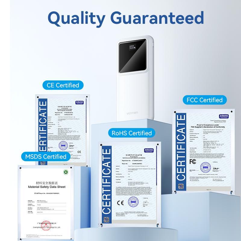 Павербанк Vention 10000 мАч 22.5W Черный (FHKB0) - фото 15 Павербанк Vention 10000 мАч 22.5W Черный (FHKB0) - фото 15