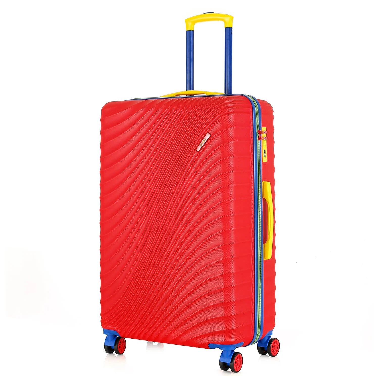 Чемодан SEMI LINE из ABS-пластика на 4 колесах с кодовым замком 105 л 77x50x30 см Красный (DAS304177)