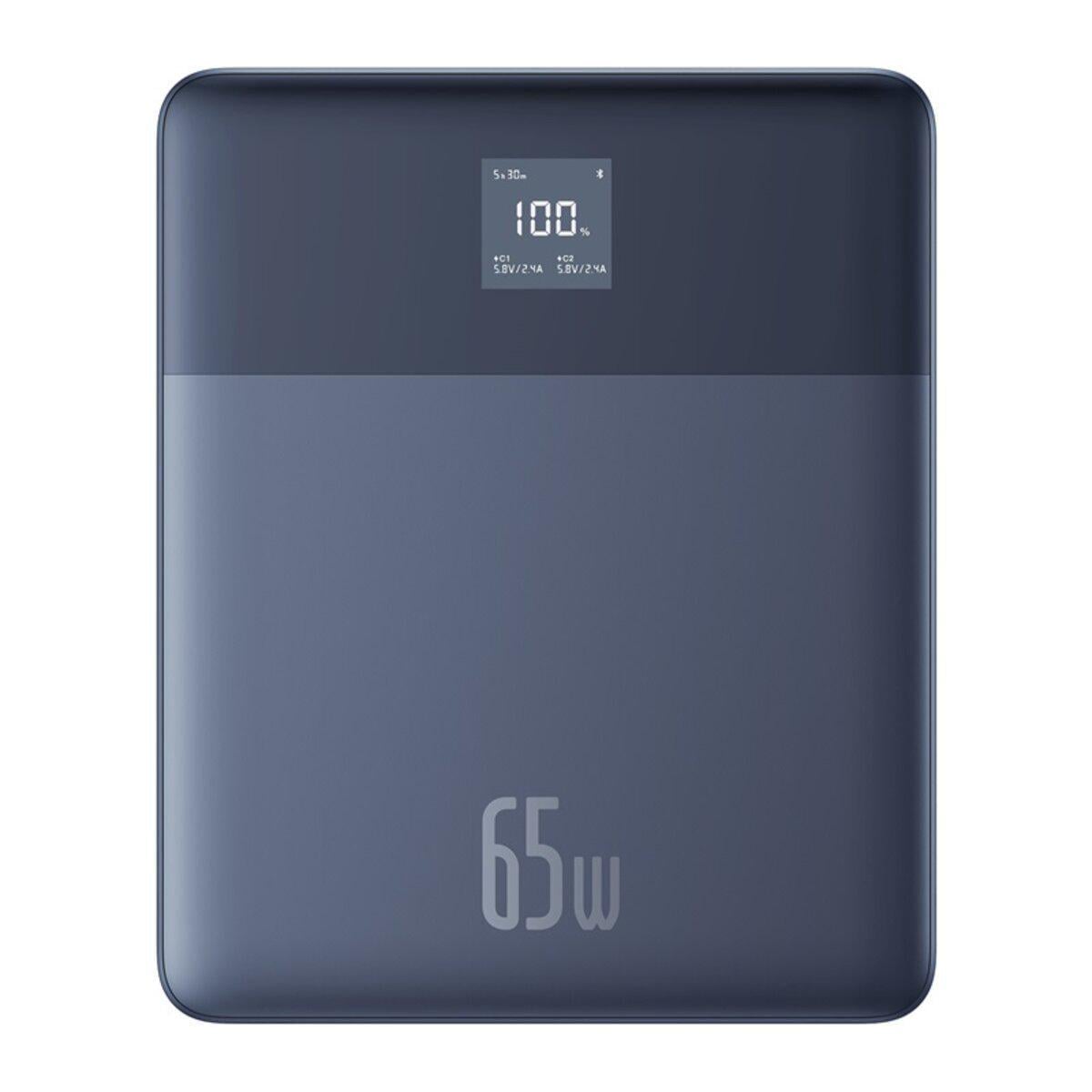 Повербанк с дисплеем BASEUS Blade 2 12000 mAh 65 Вт Mariana Blue (P10063801323-00)