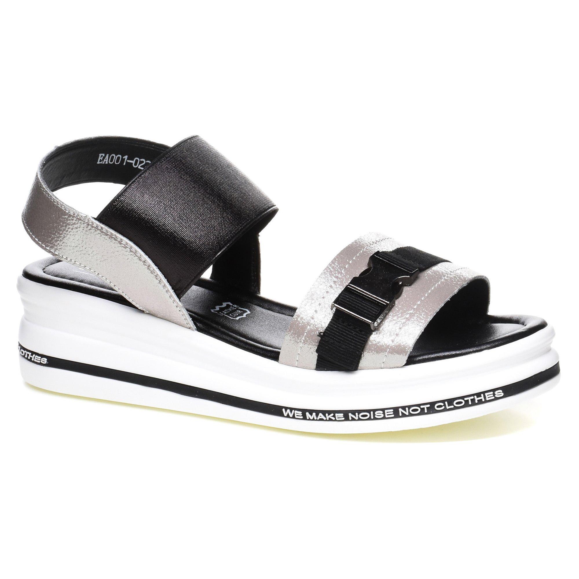 Сандалии женские Baden р. 40 Серебряный/Черный (069782-40)