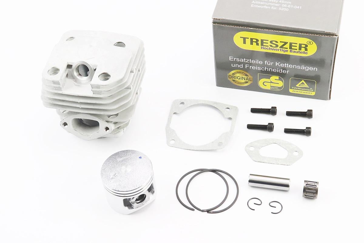 Цилиндр-комплект к бензопилам китайским 5200 52сс-45 мм/палец 11 мм (28857013)