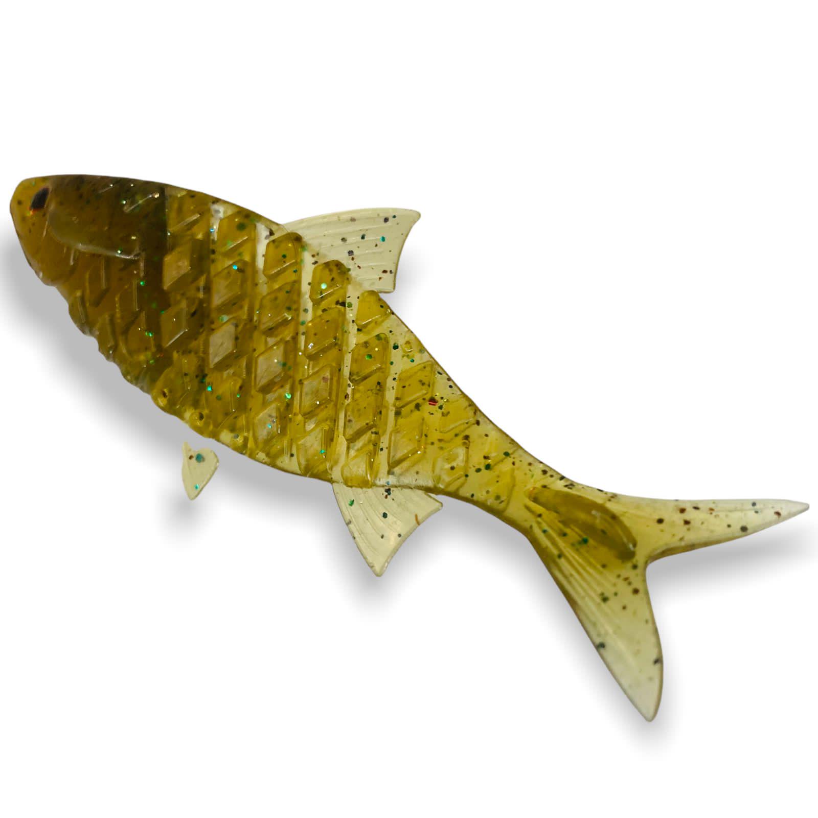 Приманки Big Baits Chebak 3D речная серия 4,0" 2 шт. # 100 Caramel (2406100) - фото 3