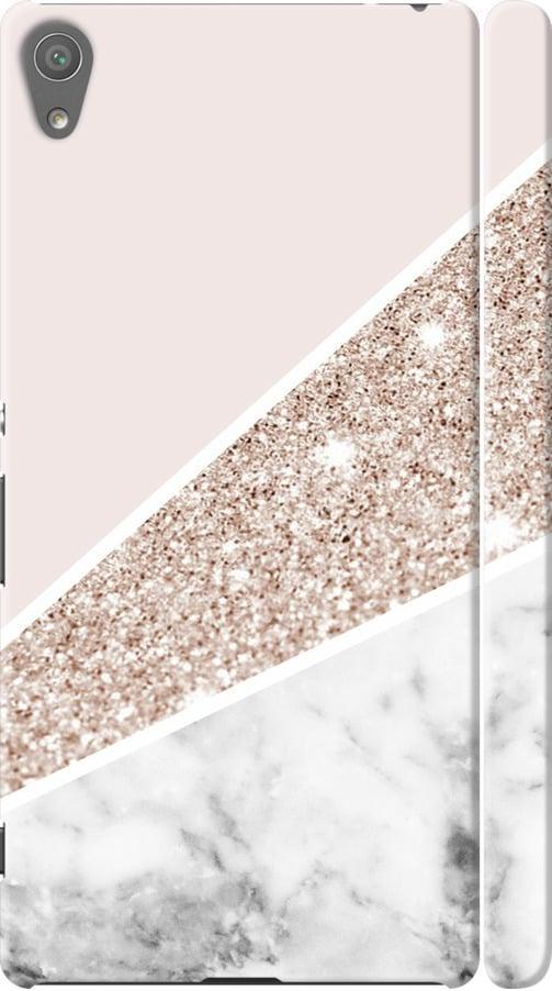 Чехол на Sony Xperia XA F3112 Пастельный мрамор (4342m-399-42517)