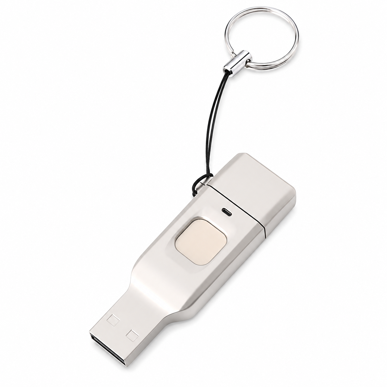 Флеш-пам'ять USB Type-C металева з відбитком пальця 64 Гб (35556703)