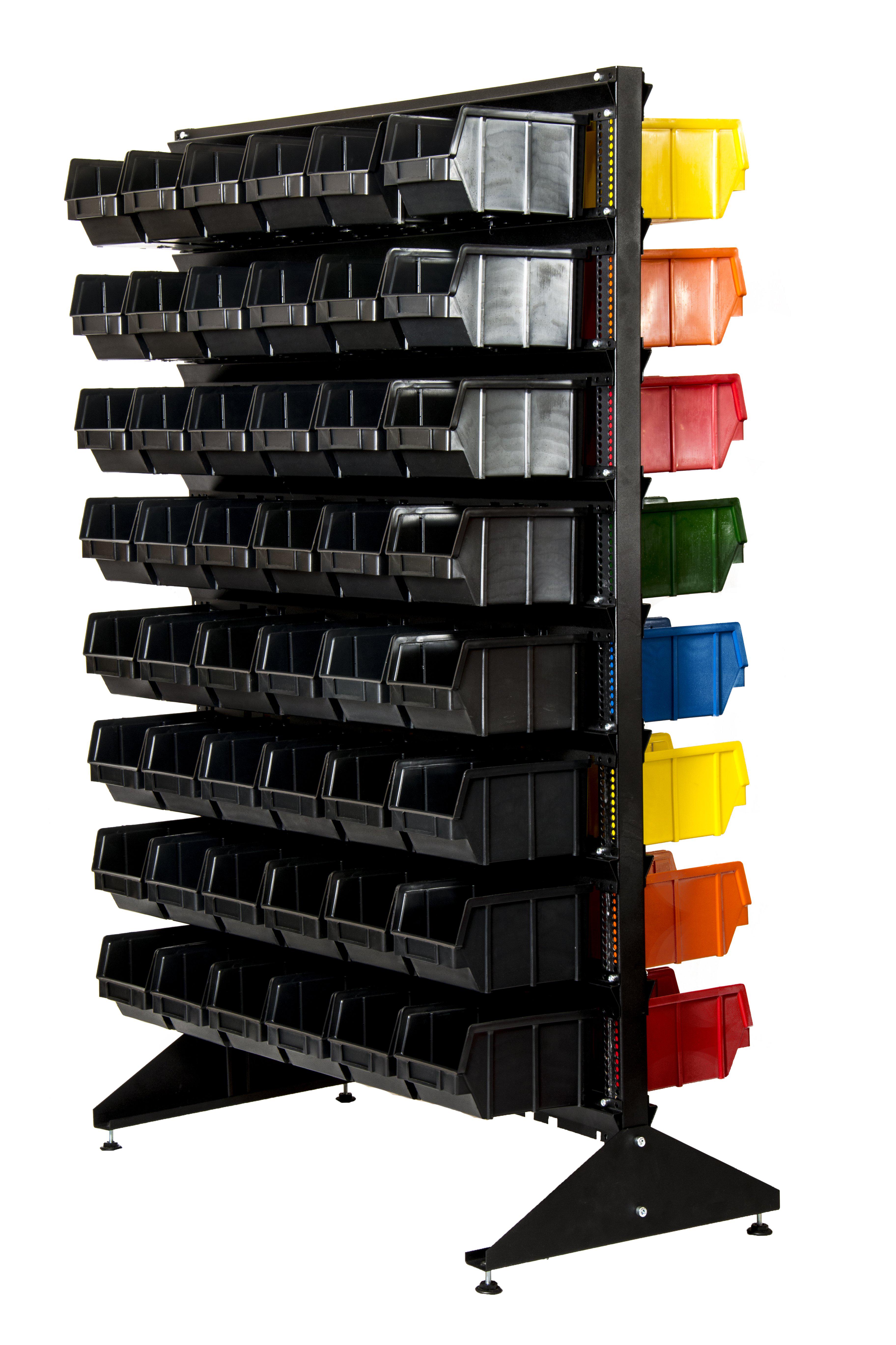 Стелаж двосторонній із ящиками під запчастини (1015) - фото 2