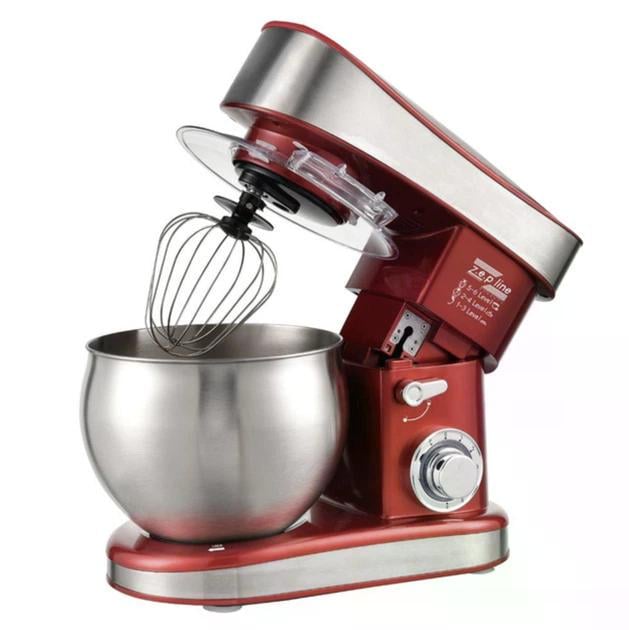 Тістоміс Zepline ZP-137 з чашею з нержавіючої сталі 7 л 3500 Вт Червоний - фото 2 Тістоміс Zepline ZP-137 з чашею з нержавіючої сталі 7 л 3500 Вт Червоний - фото 2