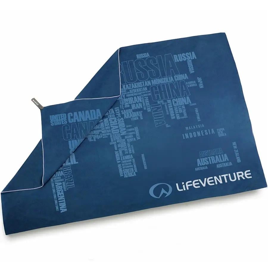 Полотенце Lifeventure Soft Fibre Printed Words Giant 150x90 см (63068) - фото 1