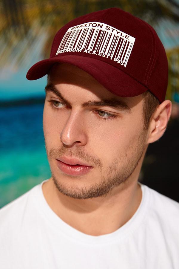 Бейсболка Braxton коттоновая Braxton style Бордовый (1376) Бейсболка Braxton коттоновая Braxton style Бордовый (1376)