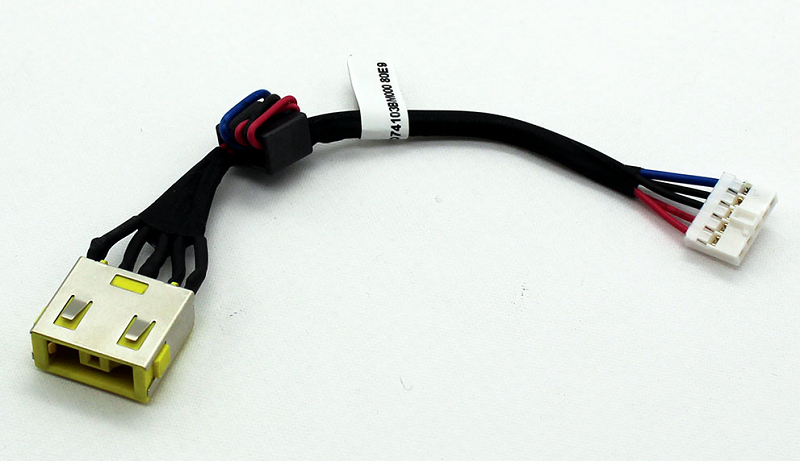 Роз'єм живлення для ноутбука Lenovo G400S/G405S DC30100PE00/DC30100PD00 з кабелем/гніздо/шлейф (1438851198)