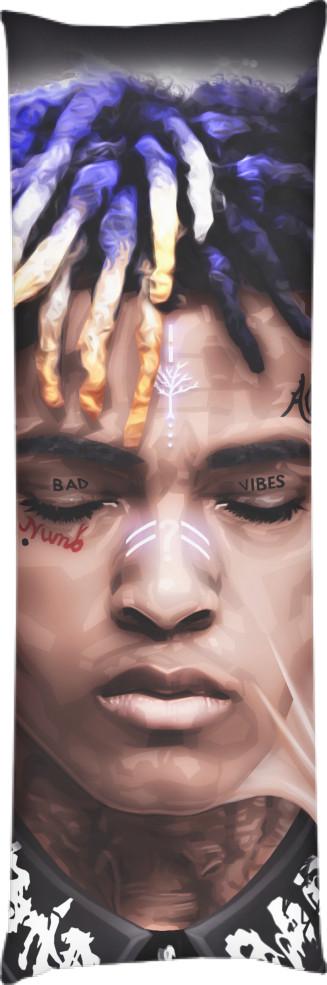 Подушка дакимакура XXXTENTACION 4 50x150 см (13546305)