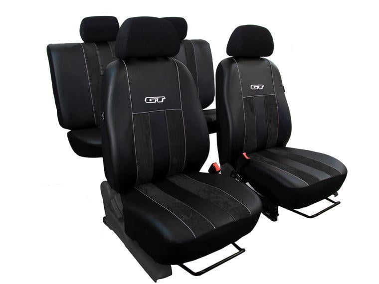 Авточехлы Pok-ter GT line эко-кожа для Suzuki Splash 2008+ с вставкой Черный (8746339)