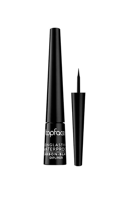 Підводка водостійка TopFace Dipliner Shine Longlasting Waterproof Carbon-Black (33252)