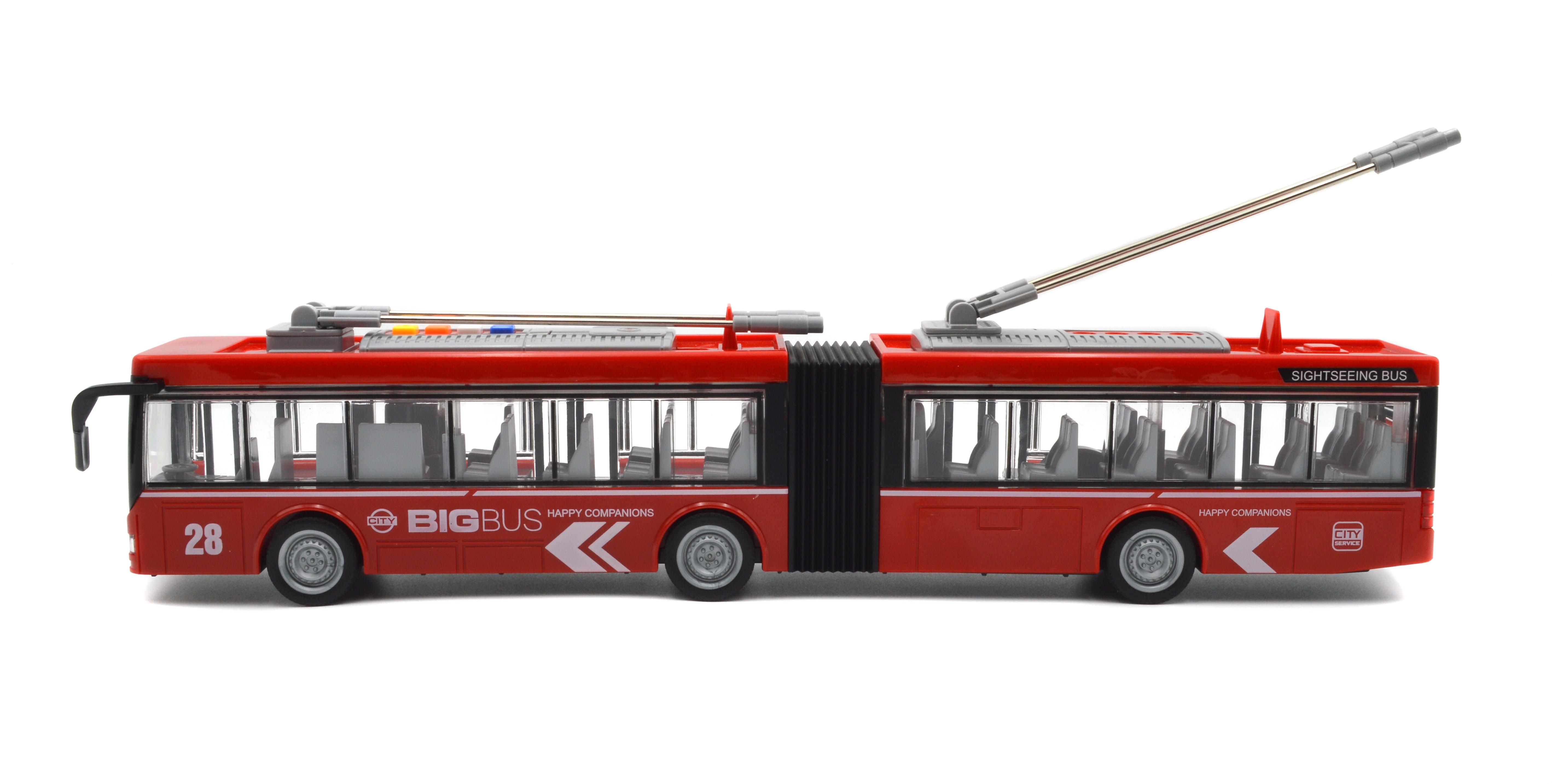 Тролейбус WY915A масштаб 1:16 звук/світло/відчиняються двері (30358497) - фото 2 Тролейбус WY915A масштаб 1:16 звук/світло/відчиняються двері (30358497) - фото 2