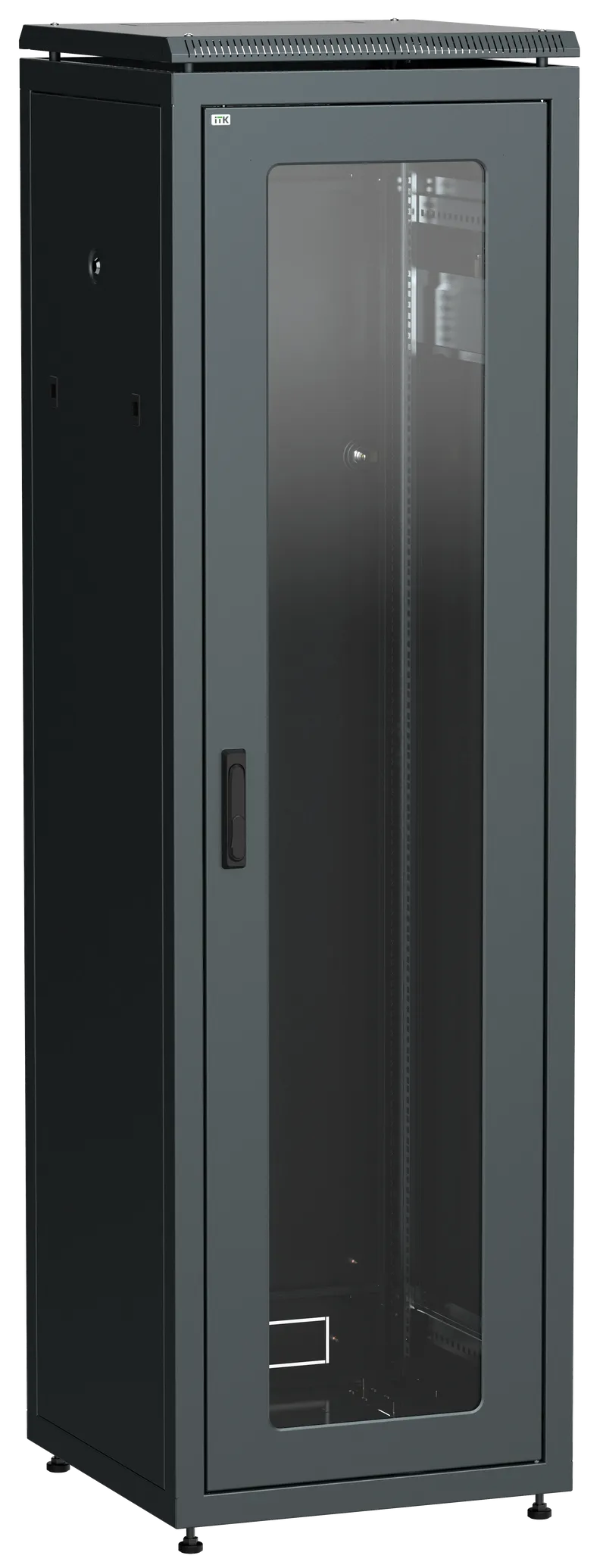 Шкаф сетевой УЭК LINEA N 19" 47U стеклянная дверь 600х600 мм Черный (LN05-47U66-G) Шкаф сетевой УЭК LINEA N 19" 47U стеклянная дверь 600х600 мм Черный (LN05-47U66-G)