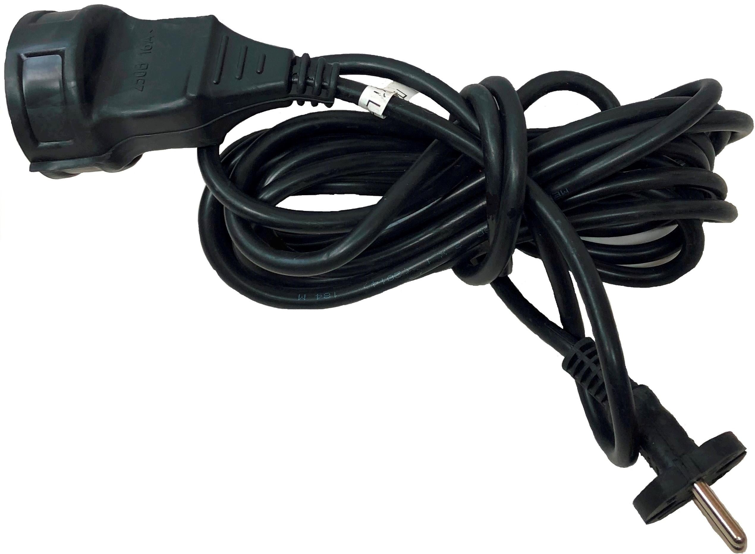 Подовжувач ПВС 5 м 1 гніздо без заземлення 2х1 У16-002 Чорний